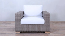 Load image into Gallery viewer, Rutherford Lounge Arm Chair - White koboo Half Round