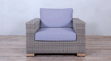 Load image into Gallery viewer, Rutherford Lounge Arm Chair - White koboo Half Round
