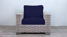 Load image into Gallery viewer, Rutherford Lounge Arm Chair Rope Twist Antique Weed