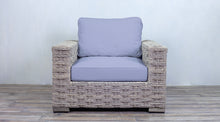 Load image into Gallery viewer, Rutherford Lounge Arm Chair Rope Twist Antique Weed