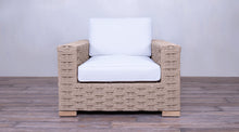 Load image into Gallery viewer, Rutherford Lounge Arm Chair - Rope Twist Euro Ash