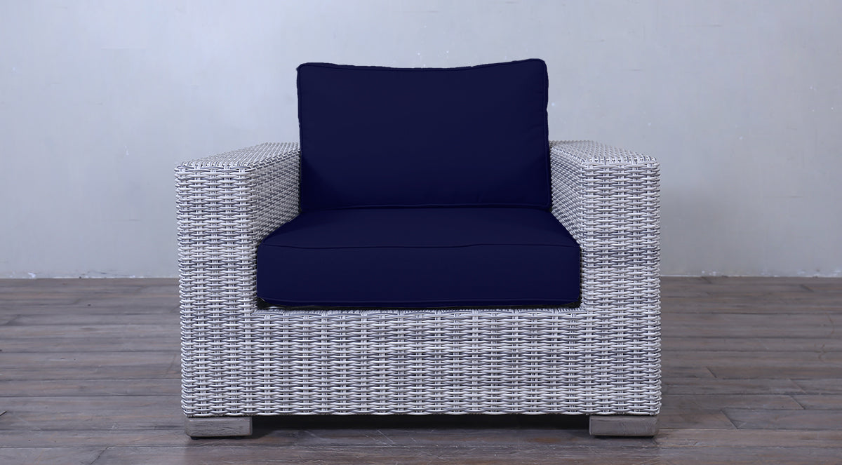 Rutherford Lounge Arm Chair - Spectro Half Round