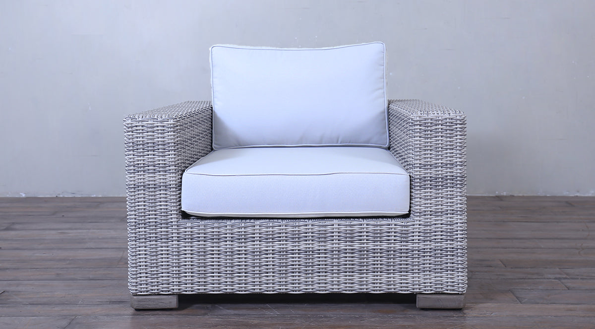 Rutherford Lounge Arm Chair - Spectro Half Round