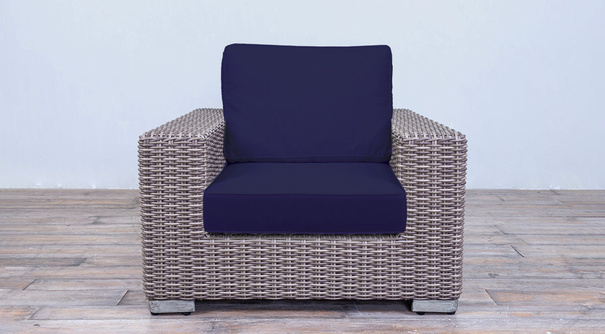 Majorca Lounge Arm Chair - New Koboo Half Round 7mm