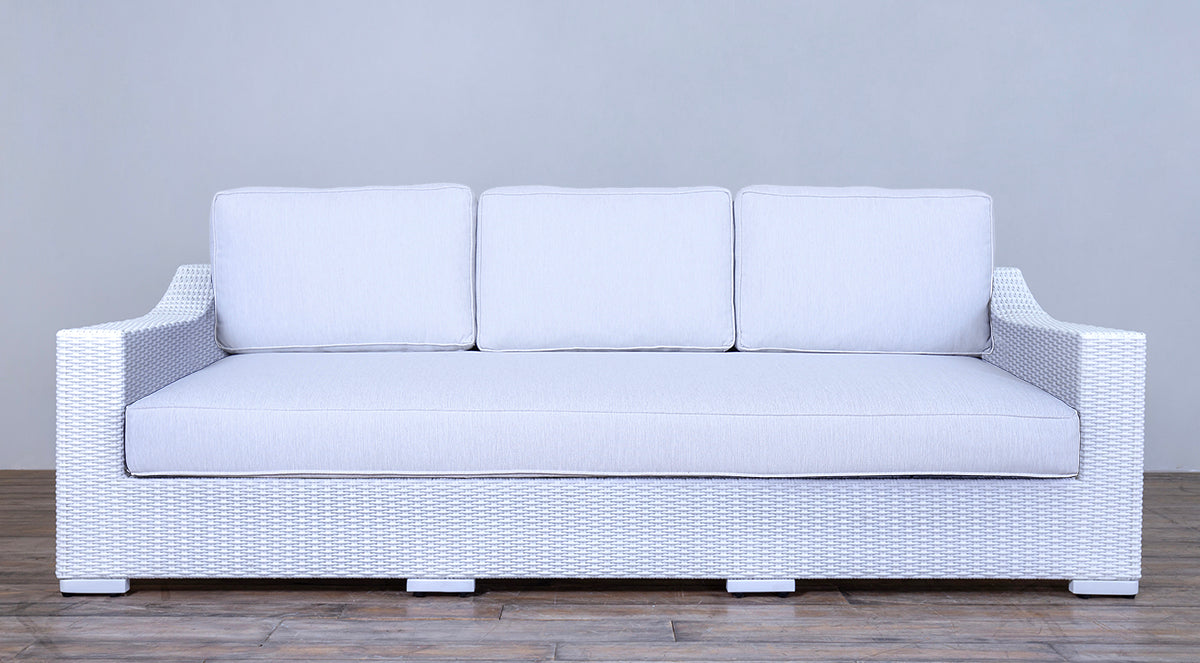 Provence Classic Sofa 8ft - White Peel