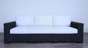 Rutherford Sofa - Rope Twist Black