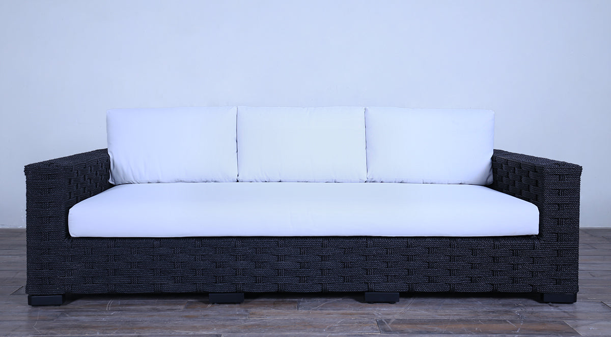 Rutherford Sofa - Rope Twist Black