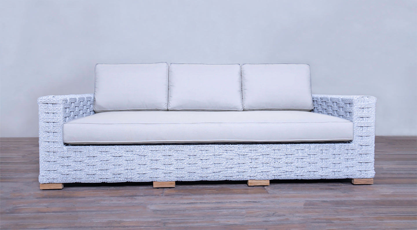 Rutherford Sofa - Rope Twist Off White