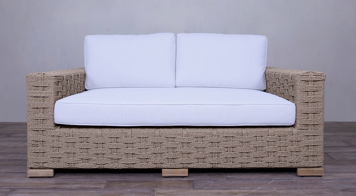 Rutherford Loveseat - Rope Twist Euro Ash