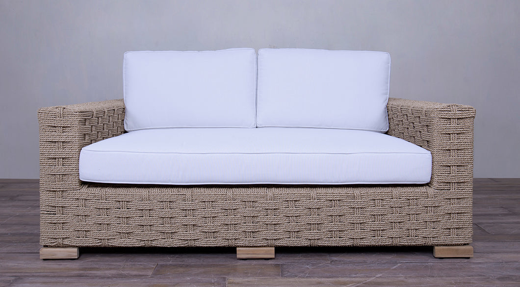 Rutherford Loveseat - Rope Twist Euro Ash