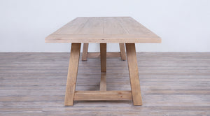 Rafter Rectangular Dining Table 8FT - Indoor