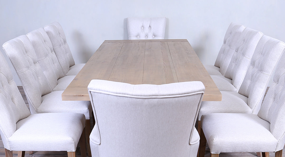 Rafter Rectangular Dining Table 8FT - Indoor