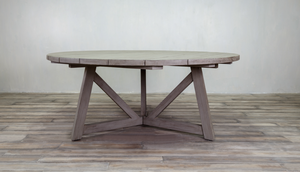 Rafter Teak Round Dining Table 60" - Outdoor
