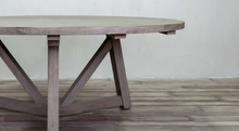 Load image into Gallery viewer, Rafter Teak Round Dining Table 60&quot; - Outdoor