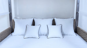 Roman Daybed with Rope Twist Antique Weed