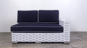 Rutherford Sectional Options - Rope Twist Off White