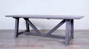 Rafter Rectangular Dining Table 8FT - Indoor