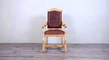 Load image into Gallery viewer, Baroque Dining Arm Chair with Carving