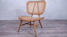 Load image into Gallery viewer, Saddle Seat Side Chair With Rattan