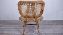 Load image into Gallery viewer, Saddle Seat Side Chair With Rattan