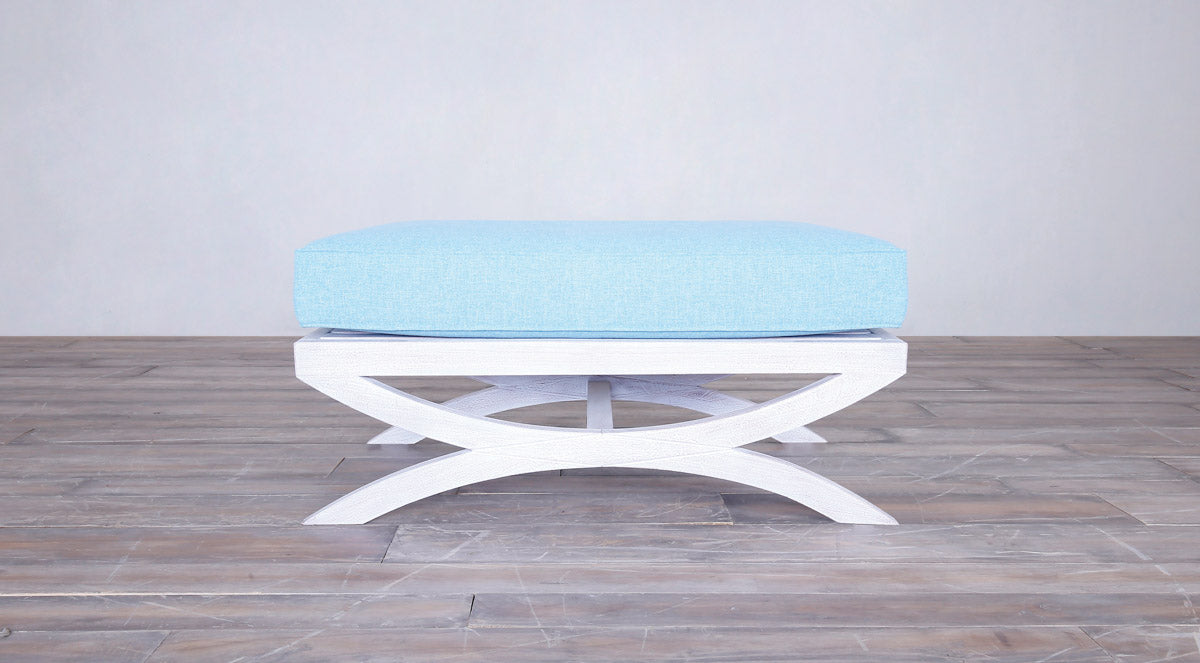 Loveseat with hotsell footstool