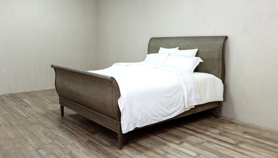 Sleigh King Size Bed