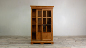 Bookcase with glass doors