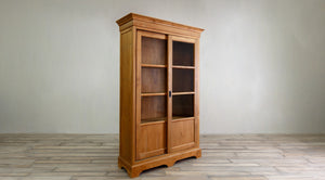 Bookcase with glass doors
