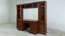 Load image into Gallery viewer, Writing Desk with Wall Unit