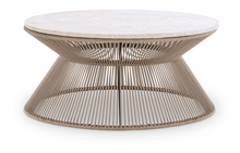 Load image into Gallery viewer, Rope Cocktail Table W/ Travertine Top Legacy 1500-502
