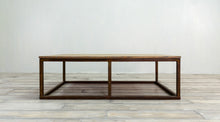 Load image into Gallery viewer, Reclaimed Coffee Table with Metal Base