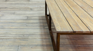 Reclaimed Coffee Table with Metal Base