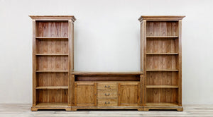 TV Cabinet with Book case