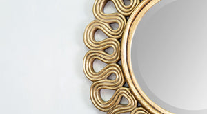Contemporary Scrolls Mirror