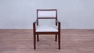 Rendezvous Arm Chair with Upholstered Seat and Back