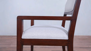 Rendezvous Arm Chair with Upholstered Seat and Back