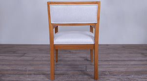 Rendezvous Arm Chair with Upholstered Seat and Back