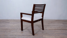 Load image into Gallery viewer, Rendezvous Arm Chair upholstered seat with Slats back