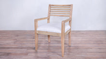 Load image into Gallery viewer, Rendezvous Arm Chair upholstered seat with Slats back