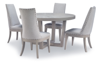 Load image into Gallery viewer, Solstice Round Dining Table can be enlaged to oval Legacy N8662-521