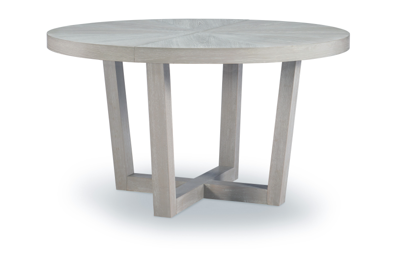 Solstice Round Dining Table can be enlaged to oval Legacy N8662-521