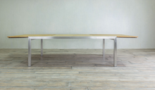 Load image into Gallery viewer, Avalon Extending Dining Table Horizontal Slat 7FT to 10FT Open