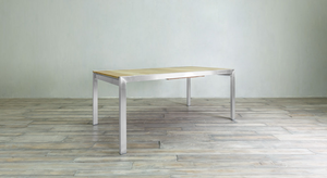 Avalon Extending Table Vertical Slat  6FT to 8FT Open