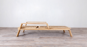 Desert Modern Wood Club Lounger