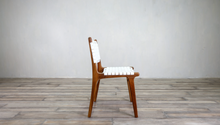 Load image into Gallery viewer, Dining Side Chair With Woven Leather
