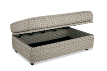 Load image into Gallery viewer, Hinge Top Storage Ottoman W/Caster F900100S