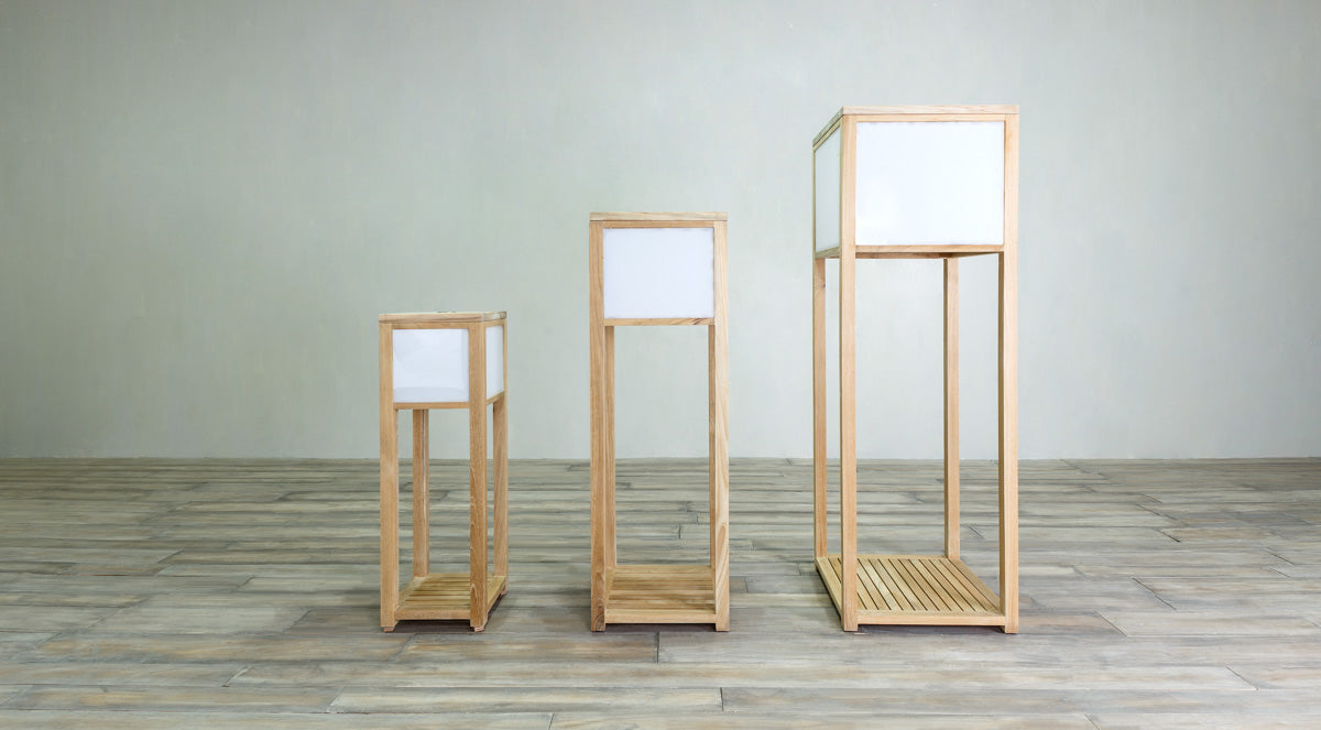 Sola Standing Floor Lamp Square 3 Set