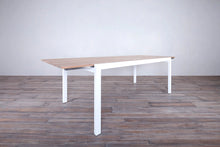 Load image into Gallery viewer, Avalon Extending Dining Table Vertical Slat White Sand 7&#39;2&#39;&#39; to 10&#39;6&#39;&#39; Open