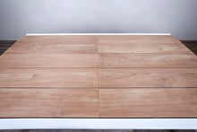 Load image into Gallery viewer, Avalon Extending Dining Table Vertical Slat White Sand 7&#39;2&#39;&#39; to 10&#39;6&#39;&#39; Open