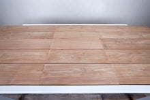 Load image into Gallery viewer, Avalon Extending Dining Table Vertical Slat White Sand 7&#39;2&#39;&#39; to 10&#39;6&#39;&#39; Open